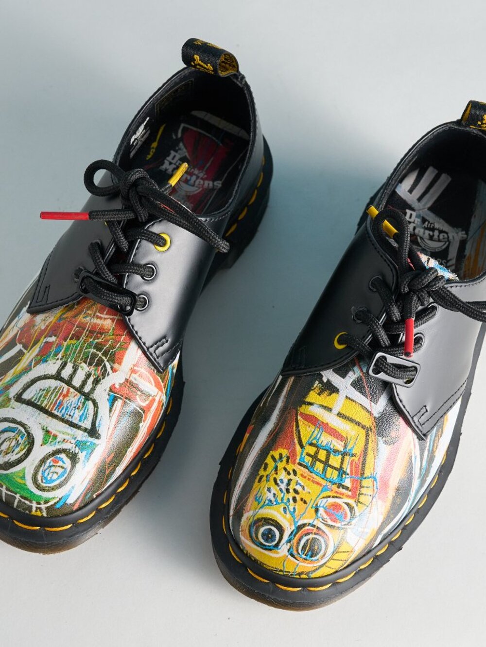 Dr. Martens 1461 Basquiat Limited Edition Oxford Shoes – Black + Multi | W6 - Picture 5 of 8